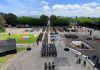 Desde muy temprano, comenzó el desfile de las fuerzas armadas que finalizó en la Tribuna Militar con un acto oficial encabezado por el presidente y comandante general del Ejército, Bernardo Arévalo. Foto La Hora: Gobierno de Guatemala