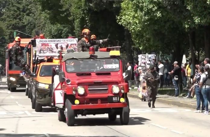 El recorrido de la conmemoración del Día del Ejército dará inicio a las 8:00 de la mañana según la institución castrense. Foto La Hora: captura de pantalla video Ejército de Guatemala