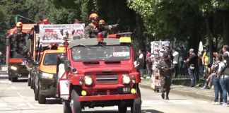 El recorrido de la conmemoración del Día del Ejército dará inicio a las 8:00 de la mañana según la institución castrense. Foto La Hora: captura de pantalla video Ejército de Guatemala
