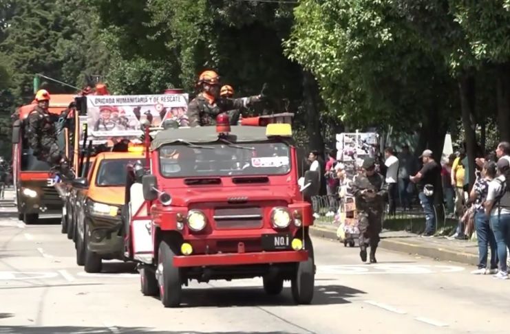 El recorrido de la conmemoración del Día del Ejército dará inicio a las 8:00 de la mañana según la institución castrense. Foto La Hora: captura de pantalla video Ejército de Guatemala