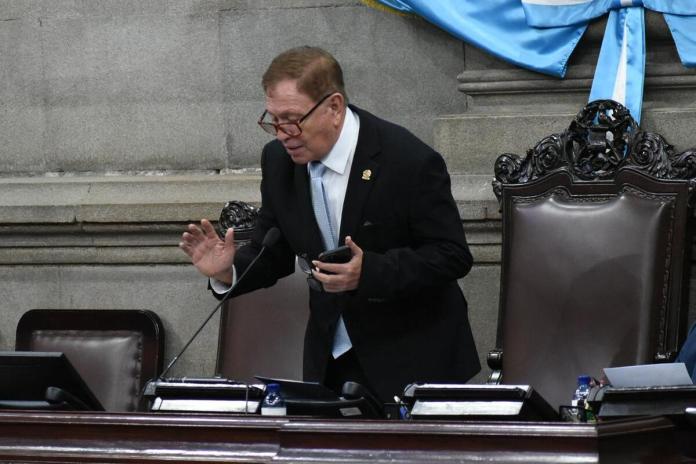 El presidente del Congreso, Luis Contreras, cancela la plenaria extraordinaria de este 3 de junio. Foto: La Hora / José Orozco