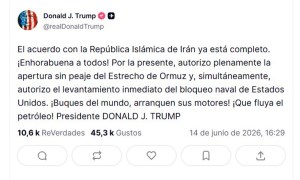 texto escrito por trump