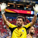 El portero de Cabo Verde, Vozinha, tras el empate a 0 ante España en el partido del grupo H del Mundial 2026. Foto La Hora: EFE