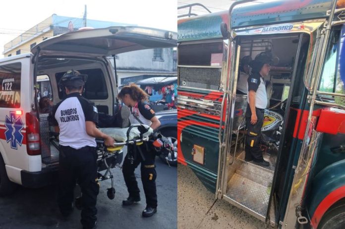 El hecho armado ocurrió en un bus dejando como saldo una mujer fallecida y dos persona heridas, informaron los Bomberos Voluntarios. Foto La Hora: BV
