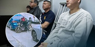 A horas de discutir si su agresor va a juicio, Larkin Morales embestido en zona 9: «Se lo dejo todo en manos de Dios» Motorista embestido en zona 9, Larkin Morales, se presentó a la audiencia donde se discutirá si su agresor es enviado a juicio.