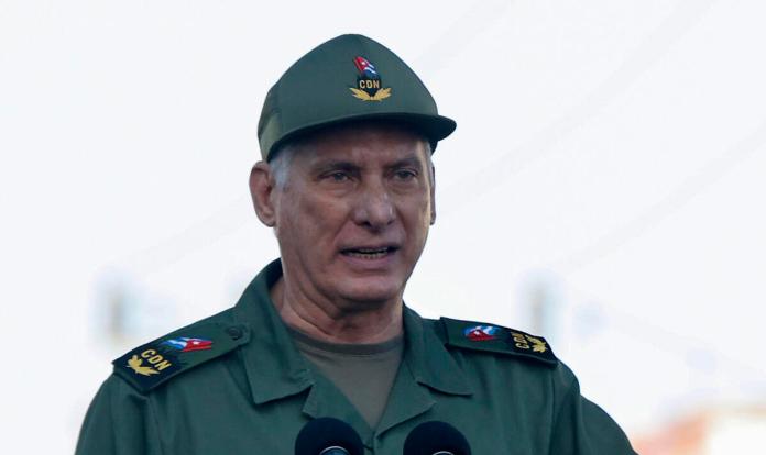 Fotografía de archivo del presidente de Cuba, Miguel Díaz-Canel. EFE/ Ernesto Mastrascusa