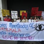 La oposición en la Universidad de San Carlos de Guatemala (Usac) solicitó que la CC ratifique la anulación del segundo fraude de Mazariegos.