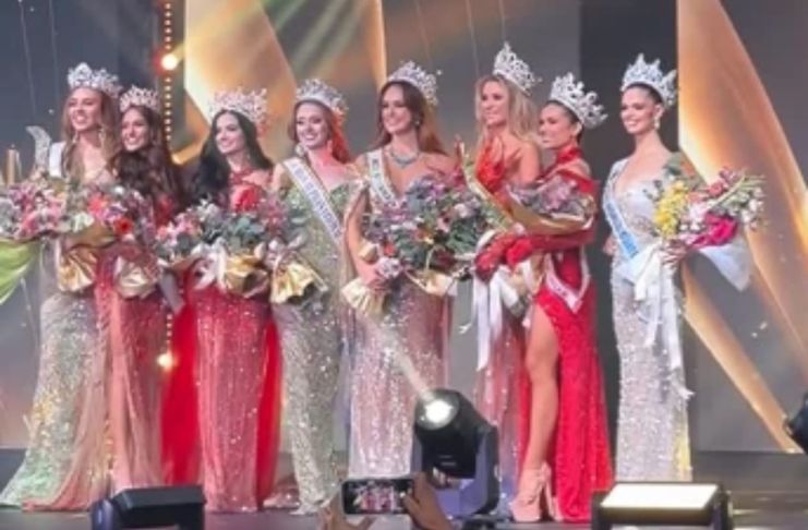 Ocho reinas del Miss Guatemala Contest 2026 representarán al país en certámenes internacionales La velada de belleza se celebró en un hotel de la zona 11 la noche del domingo con la participación de varias reinas departamentales. Foto La Hora: captura de pantalla Miss Guatemala Oficial