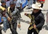 Estas es una de las imágenes que circula de hombres armados este domingo en Soloma.