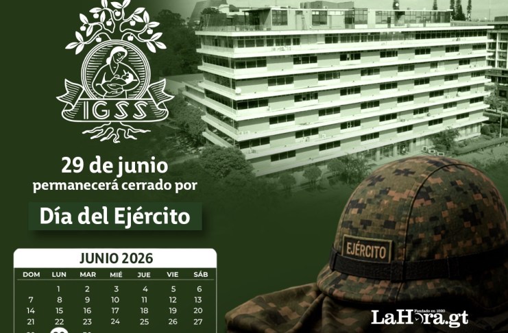Este lunes 29 de junio, las oficinas administrativas y consultas externas del seguro social permanecerán cerradas por el traslado del asueto del Día del Ejército. Foto La Hora: IGSS