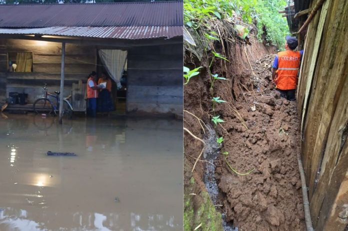 En las últimas 24 horas, la Conred informó que varios puntos del país se registraron 13 emergencias a causa del mal clima. Foto La Hora: Conred