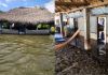 Vecinos de La Barrona y Barra El Jiote resultaron afectados por el fuerte oleaje del mar ante la formación de la tormenta tropical Cristina en el océano Pacífico.