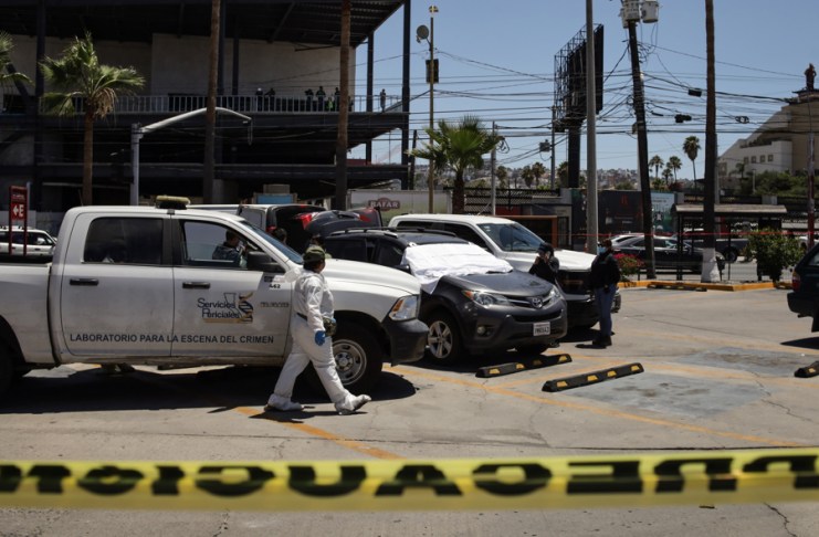 Terror en en el Mundial: Encuentran cadáver humano cerca de campo de entreno de Irán imagen de policias mexicanos