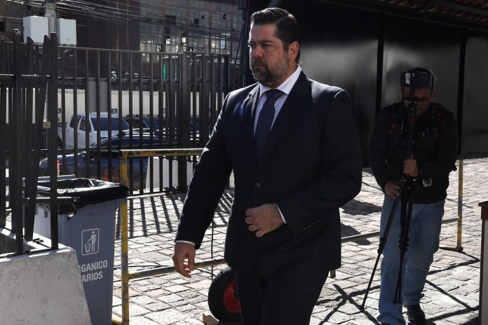 El Juzgado Séptimo Penal libró de cargos al exministro de comunicaciones, Javier Maldonado, quien era señalado del delito de nombramientos ilegales. Foto La Hora: Daniel Ramírez