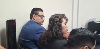 El Tribunal Octavo de Sentencia Penal fue designado para llevar el juicio contra el primer implicado en el caso Unops, Luis Felipe Aldana. Foto La Hora: Sergio Osegueda