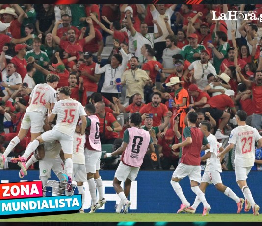 Marruecos consigue el boleto a octavos de final, tras derrotar a Países Bajos en la tanda de penales. Foto La Hora: EFE