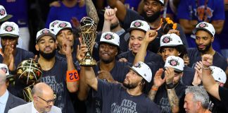 Tras 53 años de espera, los Knicks se coronan campeones de la NBA en casa de los Spurs. Foto La Hora: EFE