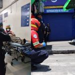 La PNC informó que el atacante es un menor y tenía puesto un chaleco antibalas luego de ser ingresado al Hospital General. Foto La Hora: PNC y BM
