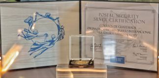 La Dirección General de Correos y Telégrafos obtuvo la certificación Nivel Plata en Seguridad Postal Internacional, otorgada por la Unión Postal Universal (UPU). Foto La Hora: DGCT