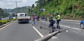 Tránsito complicado en la ruta al Pacífico.
