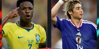 El partido que el manga siempre soñó: Brasil y Japón frente a frente en la cancha real. Fotos La Hora: EFE