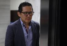 El expresidente del INDE, Melvin Quijvix, se niega a explicar porque aceptó cargos por conspiración para el lavado de dinero. Foto La Hora: Daniel Ramírez