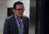 El expresidente del INDE, Melvin Quijvix, se niega a explicar porque aceptó cargos por conspiración para el lavado de dinero. Foto La Hora: Daniel Ramírez