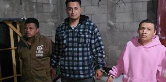 El Juzgado de Turno ligó a proceso penal a tres supuestos secuestradores que exigian Q70 mil para liberar a su victima. Foto La Hora: PNC