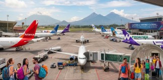 De 2021 a 2026, Guatemala ha incorporado nuevas rutas aéreas hacia Estados Unidos, Colombia y el Caribe. Foto La Hora