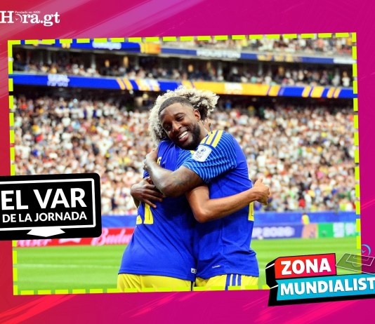 Curazao celebra su primera anotación en una Copa del Mundo, en un encuentro que finalizó con una victoria contundente 7-1 de Alemania ante los caribeños. Foto La Hora: EFE