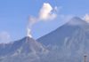 Las autoridades hicieron ver que las restricciones para ascender a los volcanes Santiaguito y de Fuego están activas, por lo que piden a los turistas no exponerse. Foto La Hora: Conred