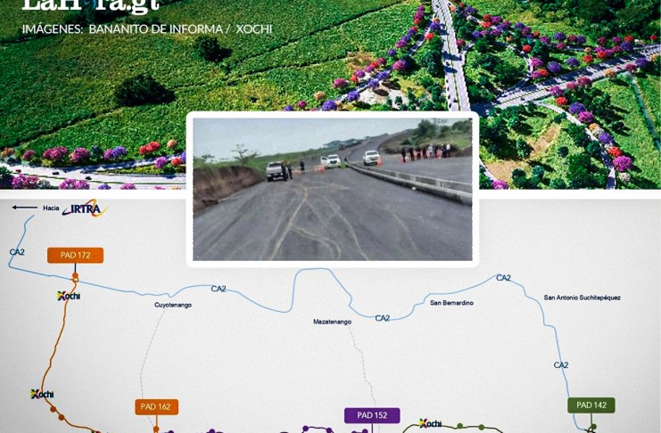 Xochi, una obra vital para el país, es detenida por la Municipalidad de Mazatenango; crece rechazo Obra vital para el país es detenida por la Municipalidad de Mazatenango. Foto La Hora: / Xochi - Bananito te Informa