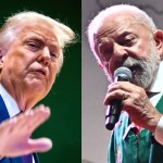 Combo de fotografías de archivo del presidente de Estados Unidos, Donald Trump (i), y el presidente de Brasil, Luiz Inácio Lula da Silva (d). Foto La Hora: EFE