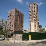 Fotografía que muestra edificios afectados por el doble terremoto ocurrido hace un mes en Caracas (Venezuela). Foto La Hora: EFE