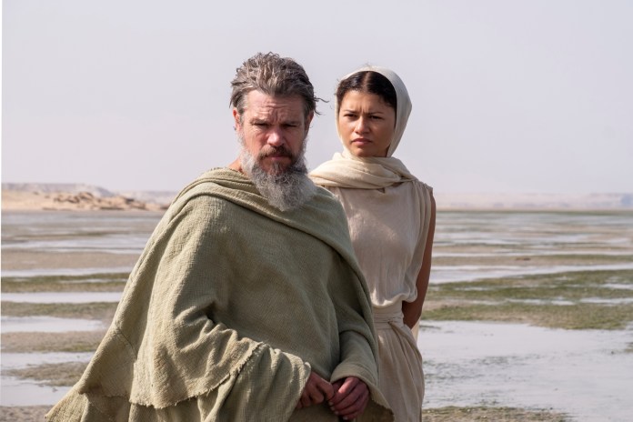 La Odisea, Matt Damon, Zendaya Matt Damon y Zendaya en