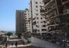 Fotografía que muestra edificios afectados por el doble terremoto de magnitudes 7,2 y 7,5, este 1 de julio de 2026, en La Guaira (Venezuela). Foto La Hora: EFE