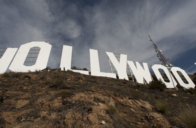 Fotografía de archivo del letrero de Hollywood. Foto La Hora: EFE