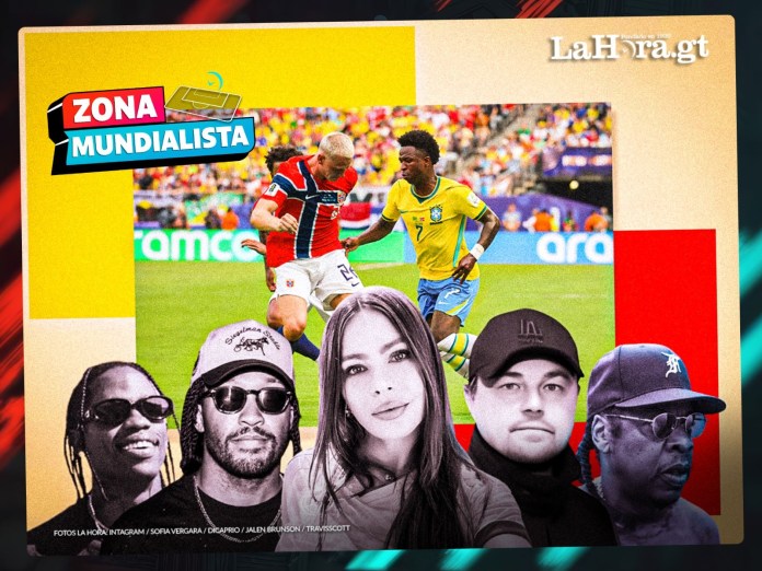 8754034a-7509-4304-bd21-0b538c371a2b Diferentes celebridades fueron espectadores del Brasil-Noruega de octavos de final del Mundial 2026 en la sede de Nueva York.
