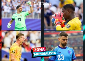 Con el corazón en la mano: las semifinales del Mundial y sus guardianes bajo los tres postes La soledad del héroe: Cuatro arqueros frente a su propio destino por un boleto a la gran final. Foto La Hora: EFE