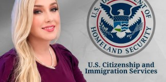 La abogada de "Los Milagros", Alexandra Lozano, investigada por el USCIS por caso de estafas con visas. Arte La Hora: Alejandro Ramírez