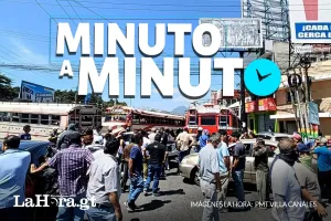 En vivo: manifestantes reanudan bloqueos en la Avenida Petapa y abren nuevo frente en Villa Canales