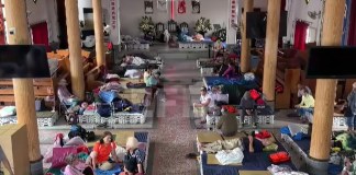 Tifón Bavi obliga a China a evacuar a 1.7 millones de personas y deja heridos en Taiwán y Japón Albergue por el tifón Bavi