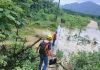 Conred reporta que cuatro ríos del país ya superan nivel de alerta por lluvias constantes Archivo de un desbordamiento de río por lluvias constantes. Foto La Hora: Conred