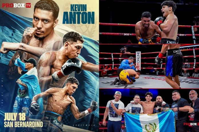 Joshua Antón y Amador Méndez buscarán extender su paso perfecto en California. Foto La Hora: ProBoxTV.