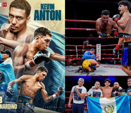 Dos invictos con raíces guatemaltecas: Joshua Antón y Amador Méndez volverán al ring el 18 de julio Joshua Antón y Amador Méndez buscarán extender su paso perfecto en California. Foto La Hora: ProBoxTV.