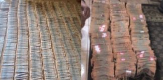 Hallan más de Q1.5 millones y USD 6 mil durante allanamiento en Jalapa. Foto La Hora: PNC.