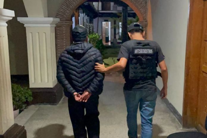 Hombre simuló su secuestro para exigir Q30 mil a su familia. Foto La Hora: PNC.