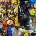 Rescatan a superviviente de los terremotos en Venezuela tras ocho días bajo los escombros. Foto La Hora: RR.SS.