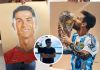 El artista guatemalteco que conquista las redes con retratos hiperrealistas de Messi y Cristiano Artista jalapaneco conquista TikTok con retratos hiperrealistas de Messi y Cristiano Ronaldo. Foto La Hora: TT / @alejandrorequena_