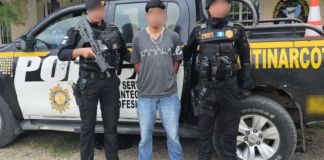 Hondureño es detenido en Huehuetenango tras identificarse con un DPI ajeno. Foto La Hora: PNC.